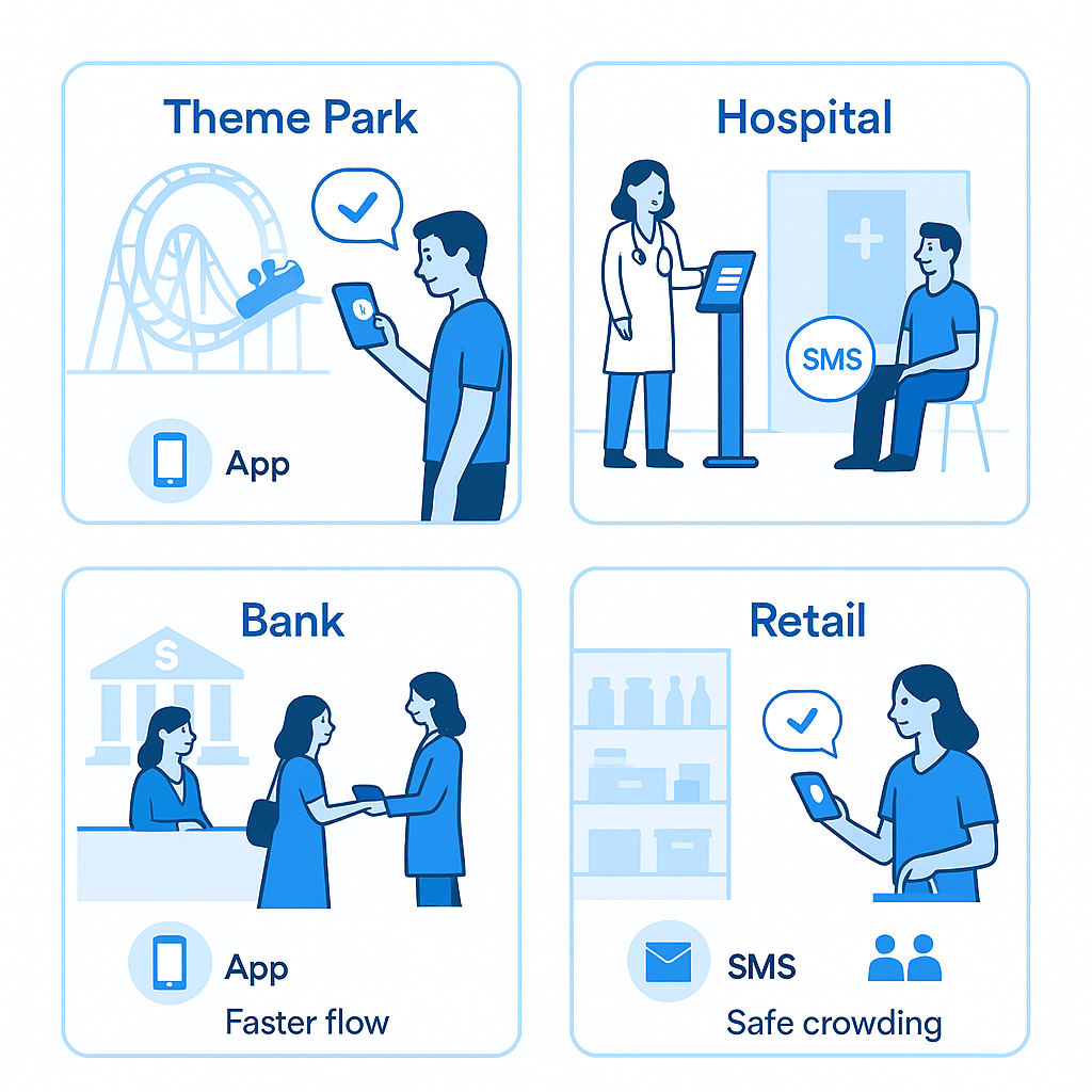 Examples of Virtual Queues and Smart Queue Management in Action 