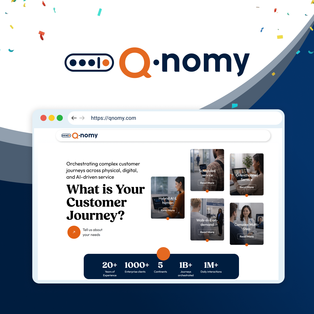 Q-nomy Launches New Website and Refreshed Brand Identity